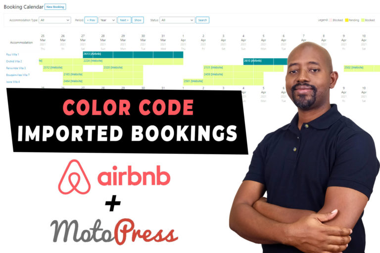 How to Color Code Airbnb Imported Bookings on Your Website 9 Color Code Imported AirBnb Bookings - Website Thumbnail
