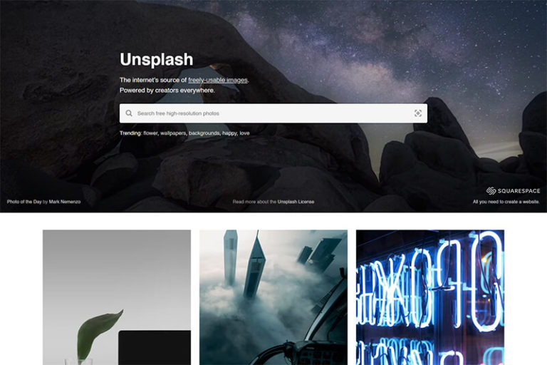 Unsplash Screenshot 800px