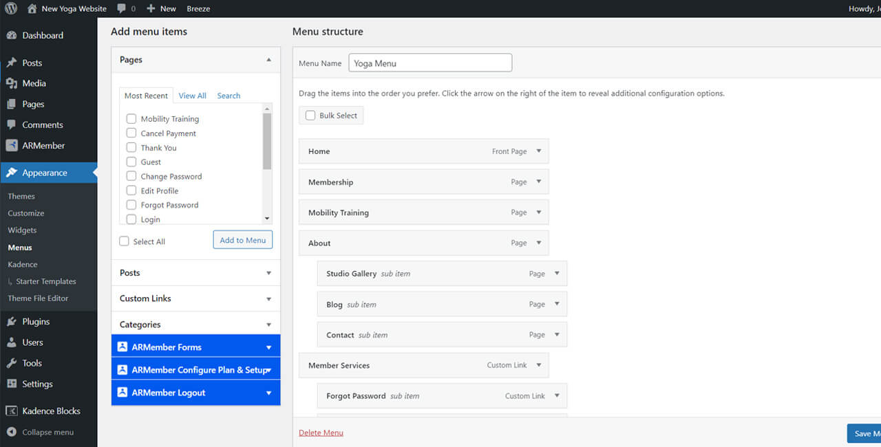 Membership Website with ARMember 2023: A Complete Overview for Hospitality Providers 5 ARMember New Signup Page